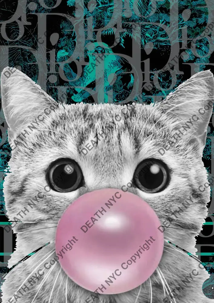 ’Deathay16’’ 45X32Cm (Edition Of 100*) (2024) Cat Art Print