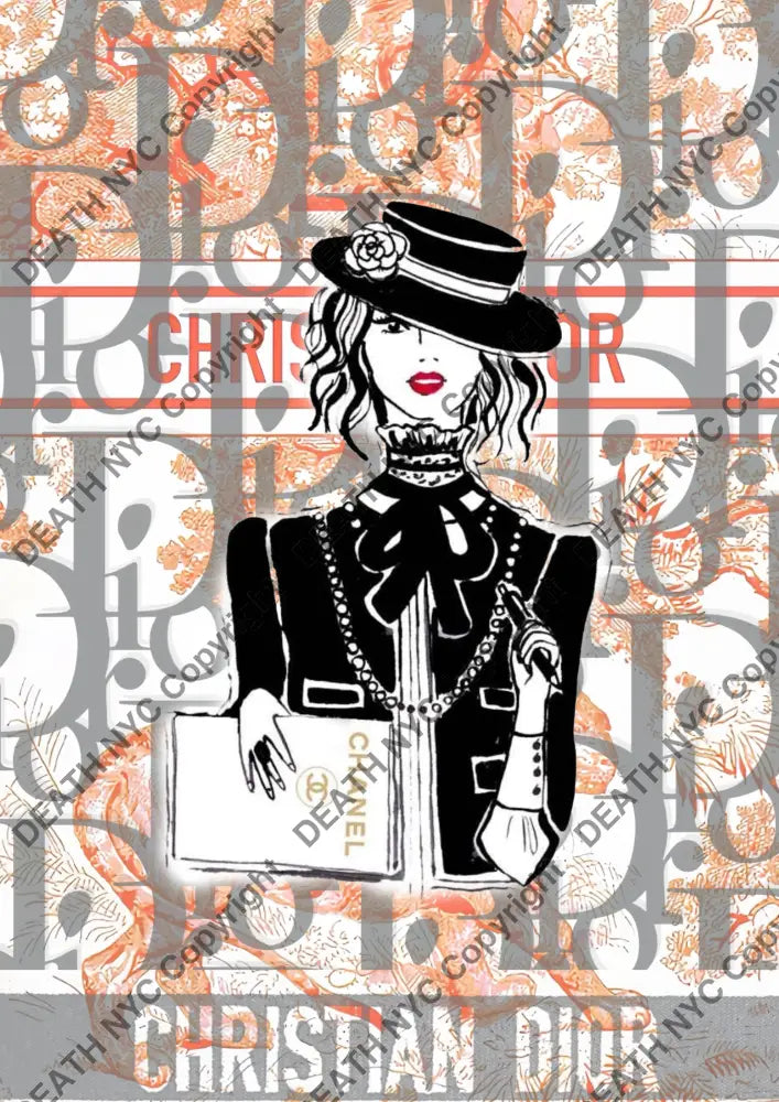 ’Deathay23’’ 45X32Cm (Edition Of 100*) (2024) Ch Art Print