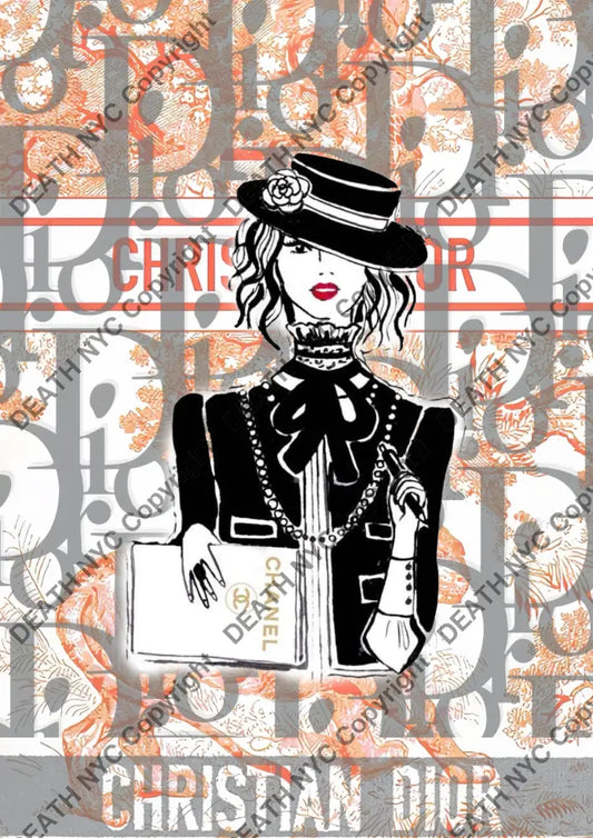 ’Deathay23’’ 45X32Cm (Edition Of 100*) (2024) Ch Art Print