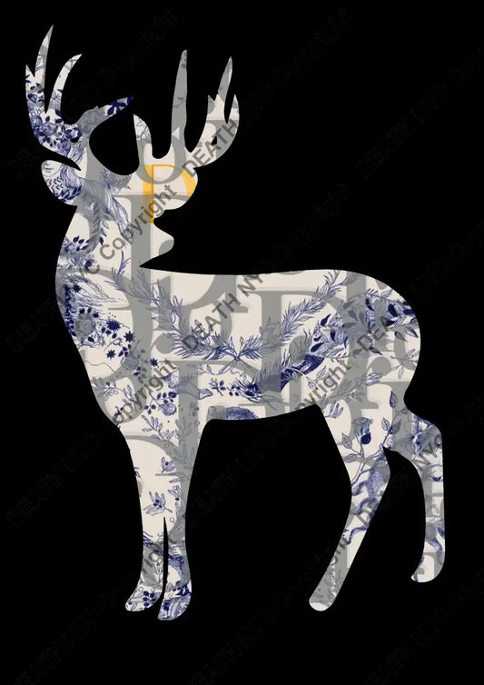 ’DEATHAY76’’ 29x21cm (Edition of 100*) (2025) deer Art Print