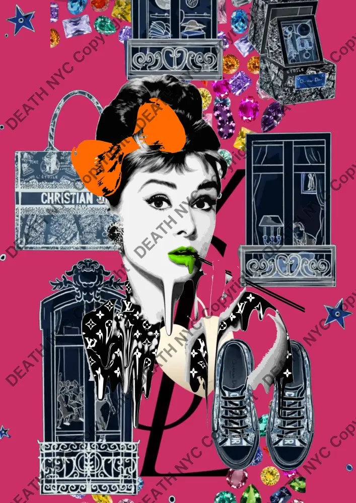 ’DEATHAY83’’ 45x32cm (Edition of 100*) (2025) audrey Art Print