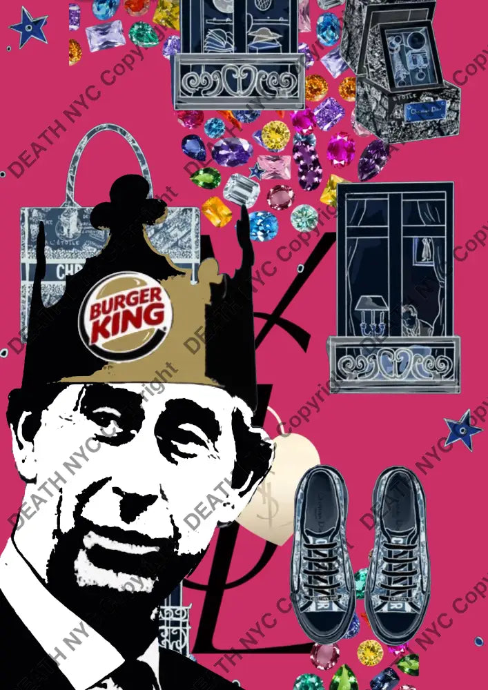 ’DEATHAY87’’ 45x32cm (Edition of 100*) (2025) king Art Print