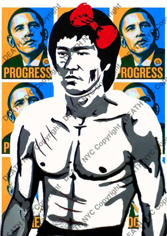 ’DEATHAZ108’’ 45x32cm (Edition of 100*) (2025) bruce Art Print