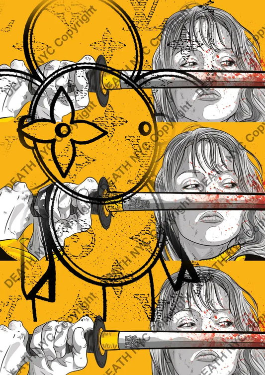 ’Deathaz215’’ 45X32Cm Kill (Edition Of 100*) (2025) Art Print