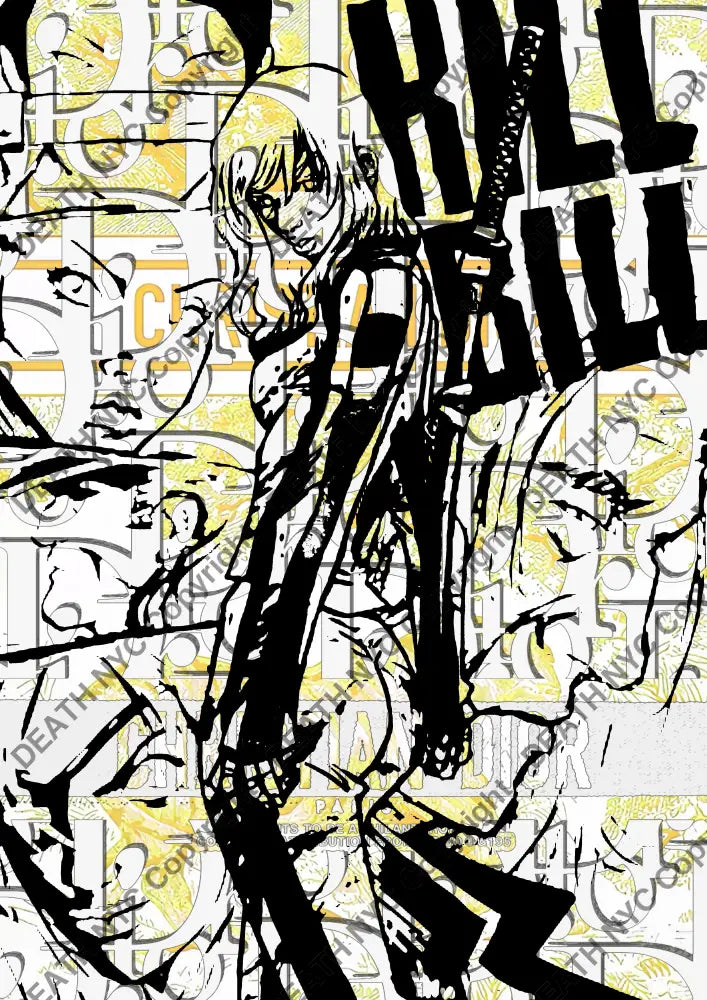 ’DEATHAZ219’’ 45x32cm (Edition of 100*) (2024) kill Art Print