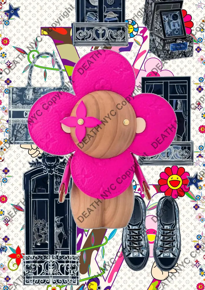 ’DEATHAZ223’’ 45x32cm (Edition of 100*) (2024) viv Art Print