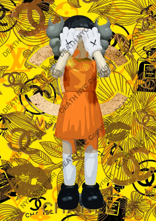 ’Deathaz240’’ 45X32Cm (Edition Of 100*) (2025) Squid Art Print