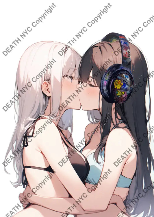 ’DEATHAZ57’’ 45x32cm (Edition of 100*) (2024) kissing Art Print