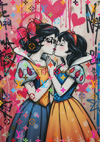 ’Deathba1’’ 45X32Cm (Edition Of 100*) (2024) Kissing Art Print