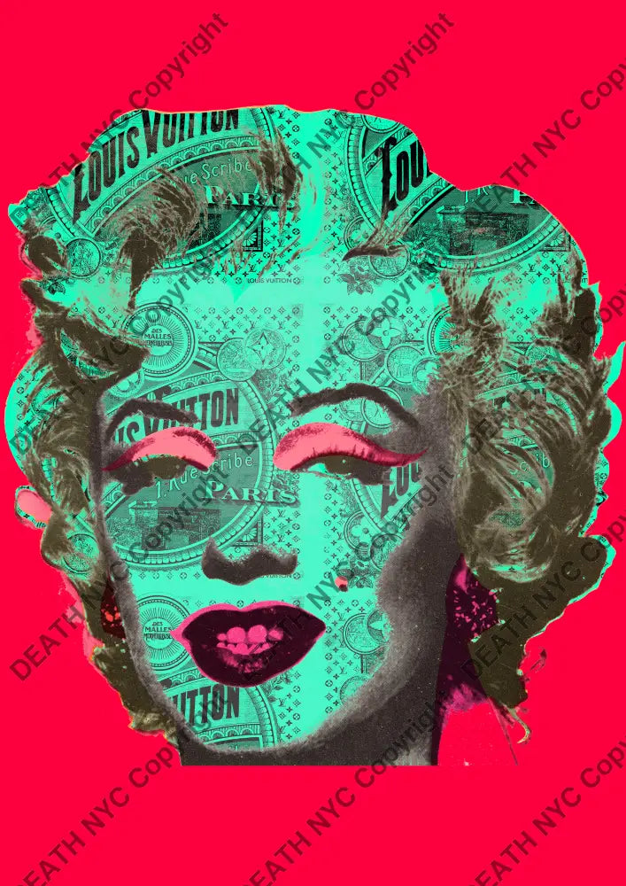 ’Deathba165’’ 45X32Cm (Edition Of 100*) (2025) Monr Art Print