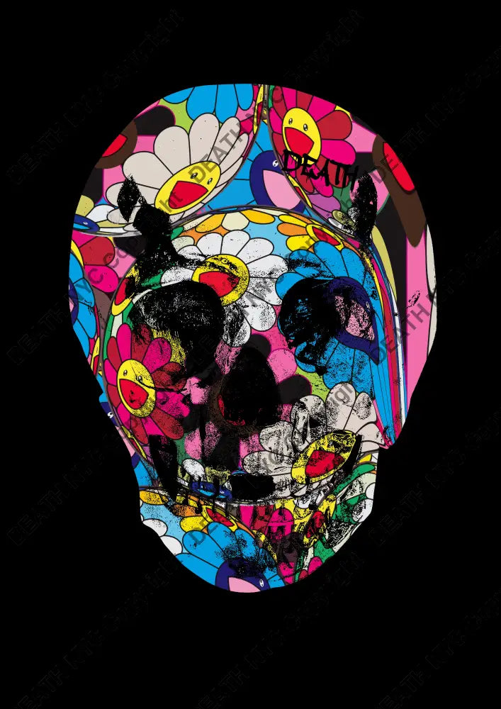 ’DEATHBA174’’ 45x32cm (Edition of 100*) (2025) skull Art Print