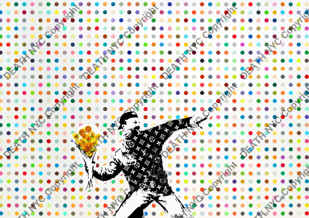 ’Deathba207’’ 45X32Cm (Edition Of 100*) (2025) Bank Art Print