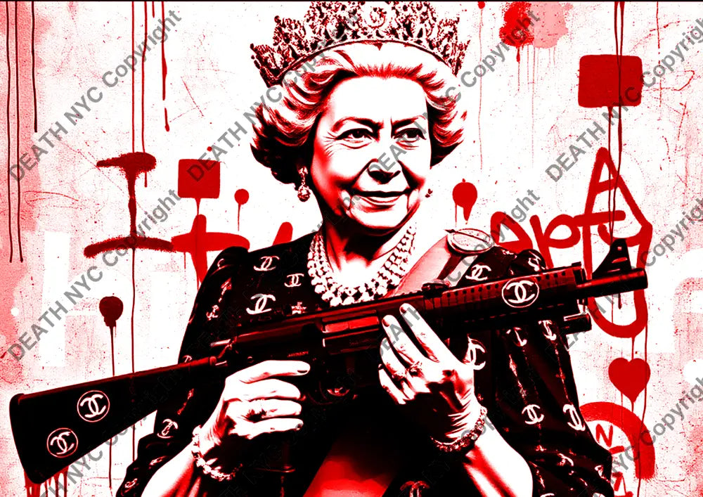 ’Deathba268’’ 45X32Cm (Edition Of 100*) (2025) Queen Art Print