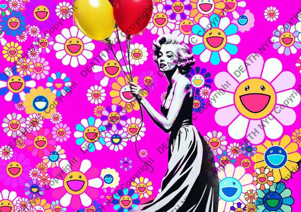 ’Deathba272’’ 45X32Cm (Edition Of 100*) (2025) Monr Balloon Art Print
