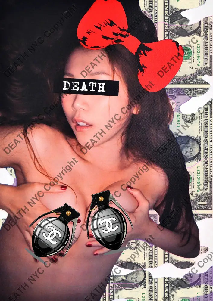 ’Deathba276’’ 45X32Cm (Edition Of 100*) (2025) N D Girl Art Print