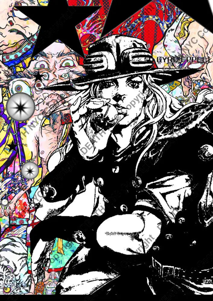 ’Deathba374’’ 45X32Cm (Edition Of 100*) (2025) Jo Art Print