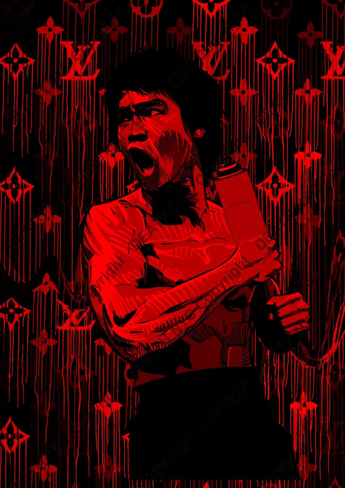’Deathba418’’ 45X32Cm (Edition Of 100*) (2025) Br Ce Art Print