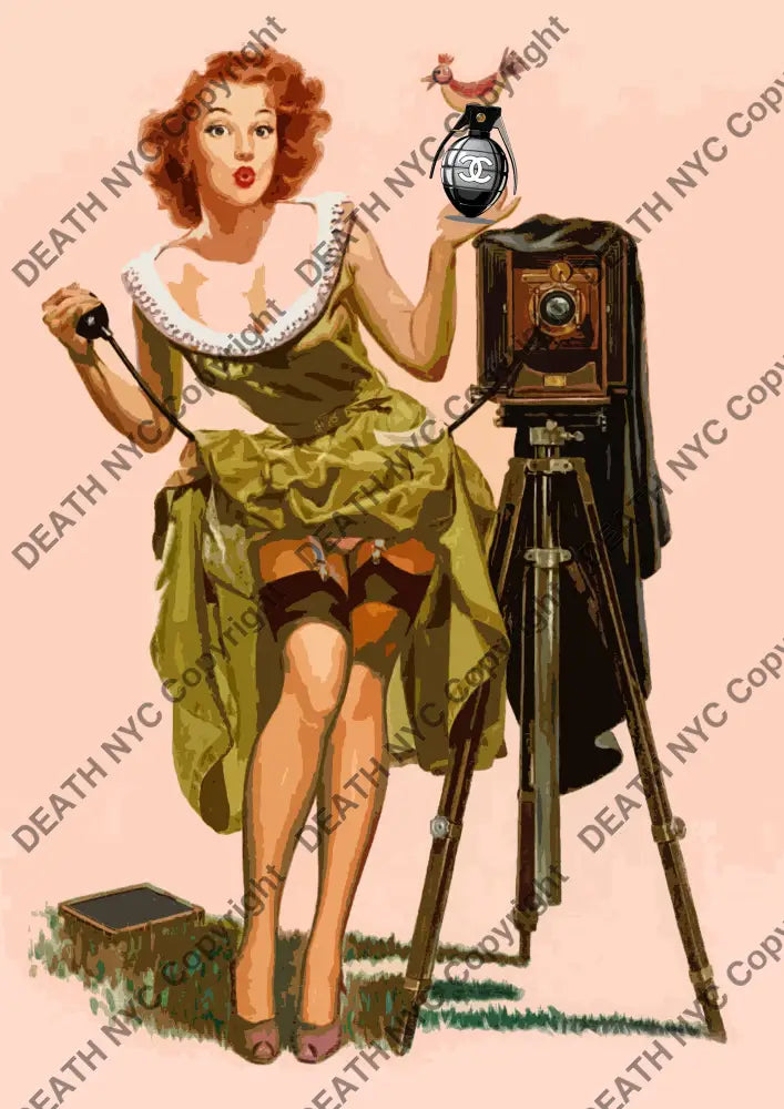 ’Deathba452’’ 45X32Cm (Edition Of 100*) (2025) Sexy Art Print