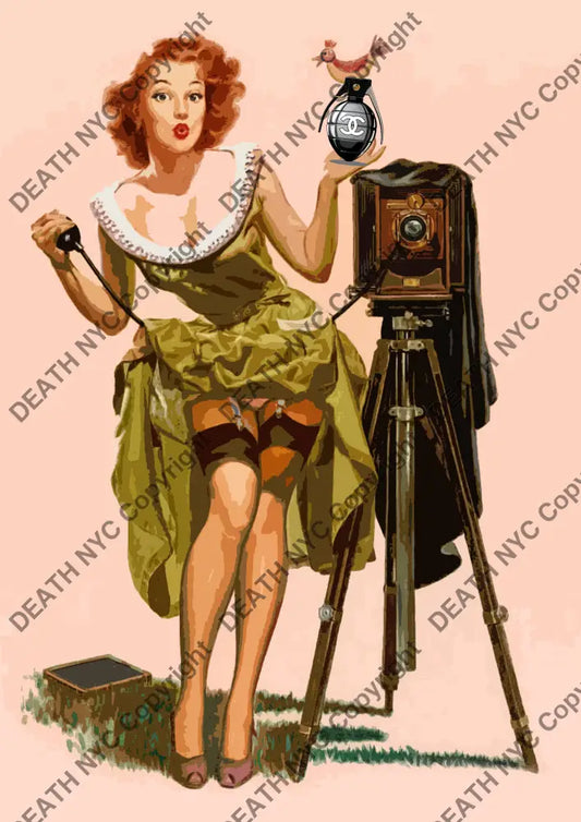 ’Deathba452’’ 45X32Cm (Edition Of 100*) (2025) Sexy Art Print