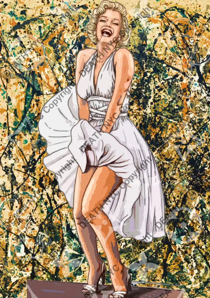 ’DEATHBA545’’ 45x32cm (Edition of 100*) (2025) monr Art Print