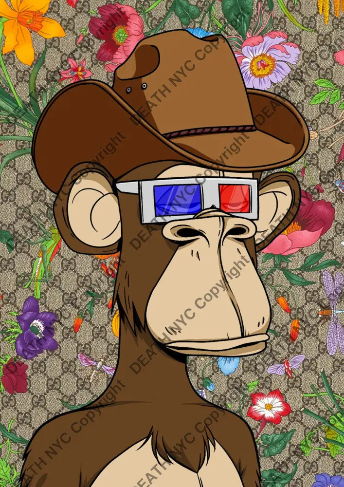 ’DEATHBA633’’ 45x32cm (Edition of 100*) (2025) crypto Art Print