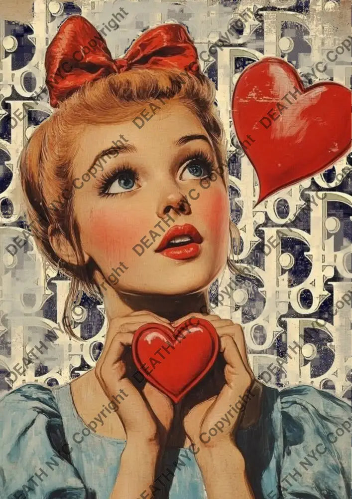 ’DEATHBA704’’ 45x32cm (Edition of 100*) (2025) girl Art Print