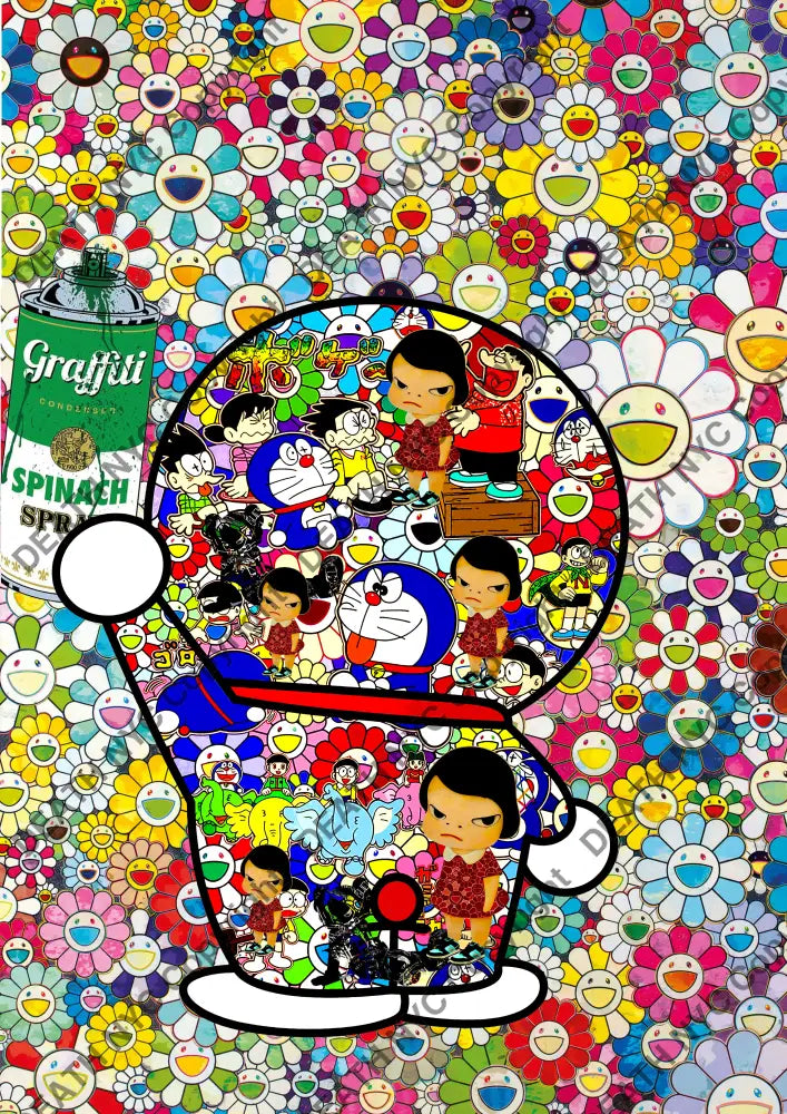 ’DEATHBA814’’ 45x32cm (Edition of 100*) (2025) dmon Art Print