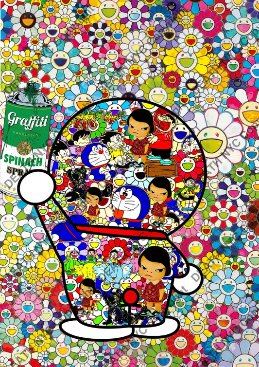 ’DEATHBA814’’ 45x32cm (Edition of 100*) (2025) dmon Art Print