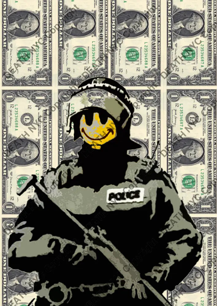 ’DEATHBA815’’ 45x32cm (Edition of 100*) (2025) bank Art Print