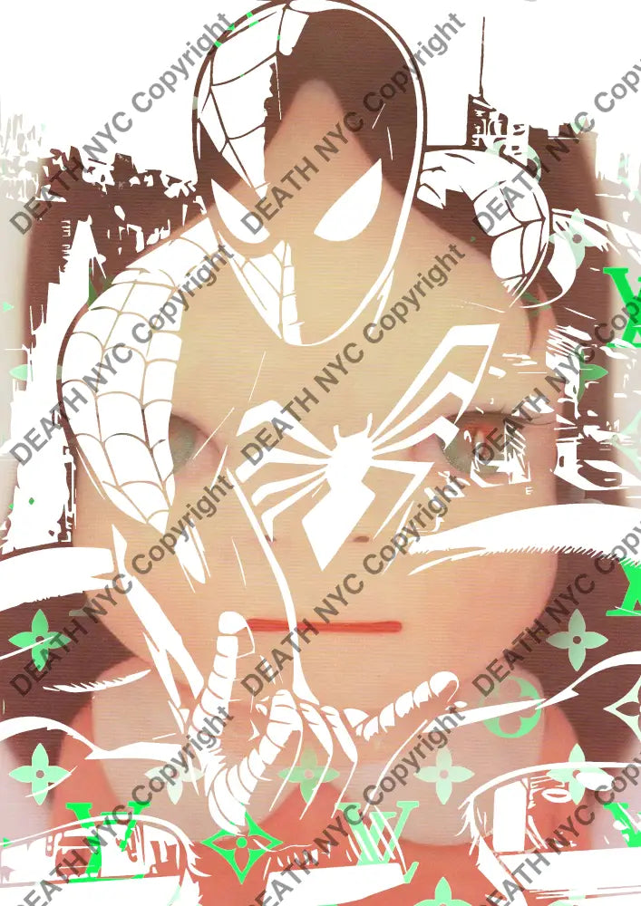 ’DEATHB786’’ 45x32cm (Edition of 100*) (2025) spider Art Print