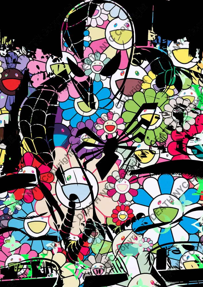 ’DEATHB788’’ 45x32cm (Edition of 100*) (2025) spider Art Print