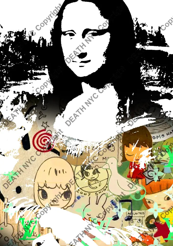 ’DEATHBC792’’ 45x32cm (Edition of 100*) (2025) mona Art Print