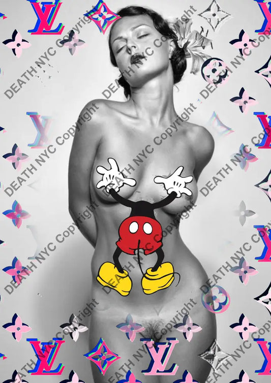 ’DEATHBC805’’ 45x32cm (Edition of 100*) (2025) mouse n d Art Print