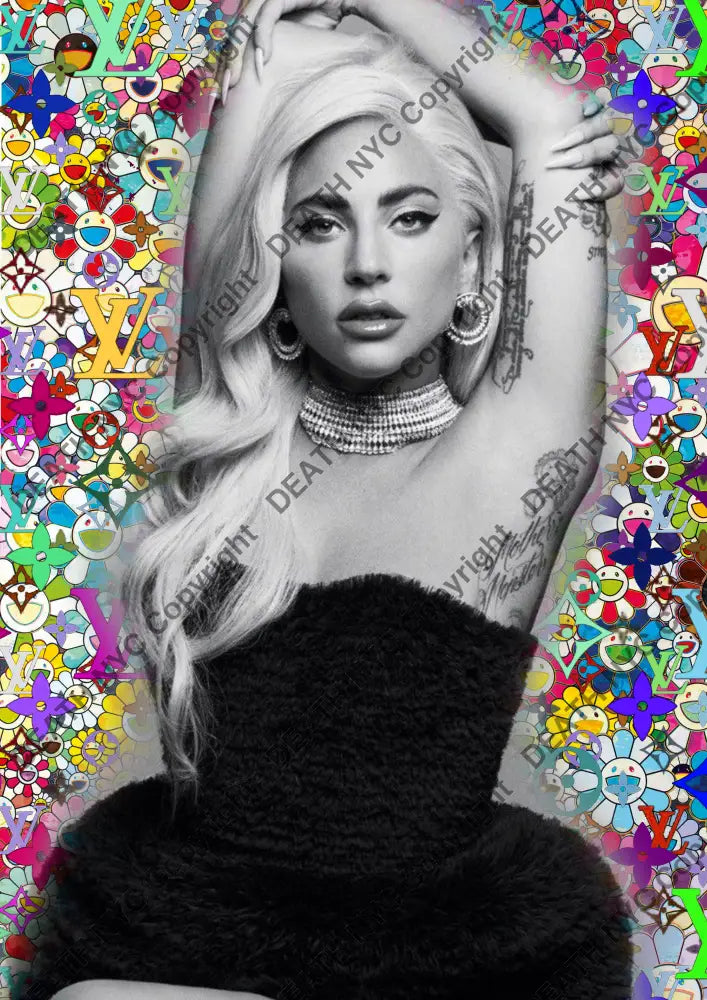 ’DEATHBC932’’ 45x32cm (Edition of 100*) (2025) gaga Art Print