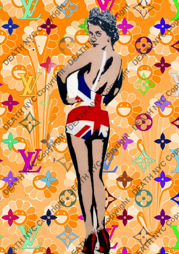’DEATHBC956’’ 45x32cm (Edition of 100*) (2025) queen Art Print