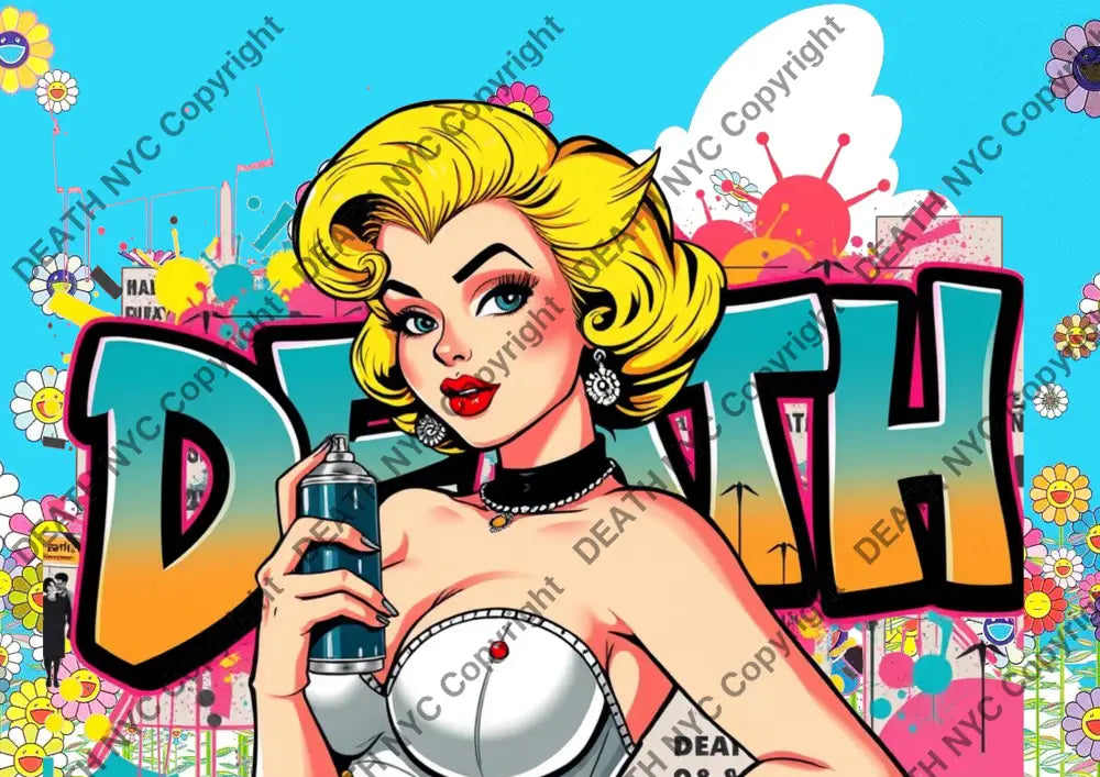 ’Deathbd1’’ 45X32Cm (Edition Of 100*) (2025) Monr Art Print