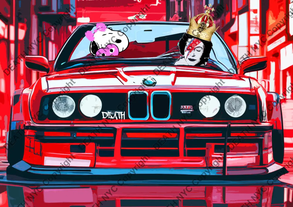 ’Deathbd100’’ 45X32Cm Queen (Edition Of 100*) (2025) Art Print