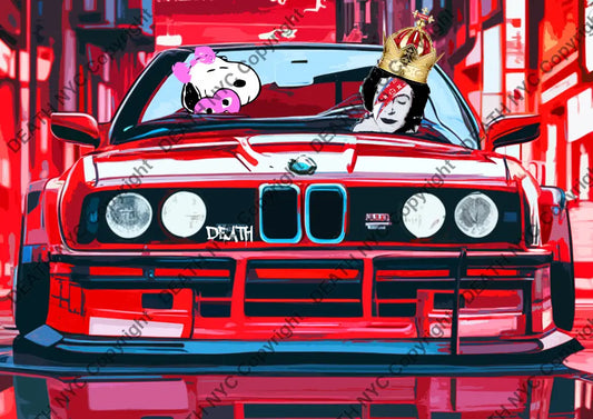 ’Deathbd100’’ 45X32Cm Queen (Edition Of 100*) (2025) Art Print