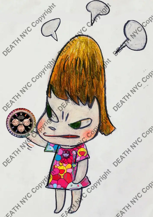 ’Deathbd130’’ 45X32Cm (Edition Of 100*) (2025) Cute Art Print