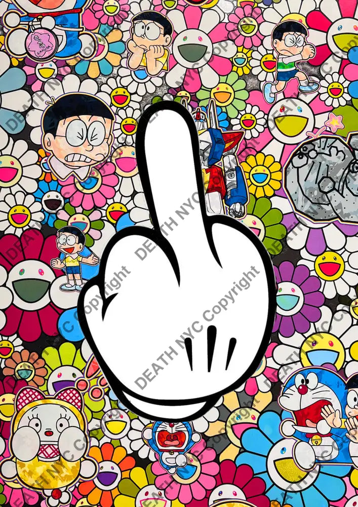 ’Deathbd154’’ 45X32Cm Finger (Edition Of 100*) (2025) Art Print
