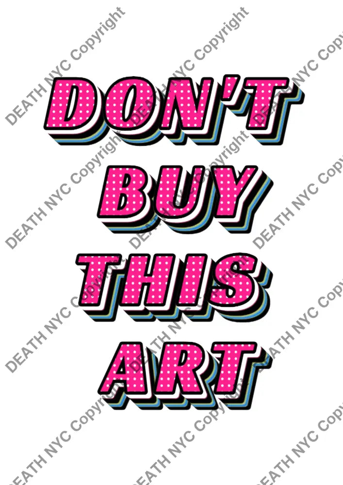 ’Deathbd214’’ 45X32Cm (Edition Of 100*) (2025) Slogan Art Print