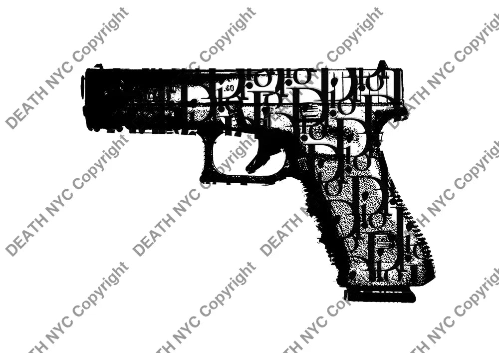 ’Deathbd225’’ 45X32Cm (Edition Of 100*) (2025) Gun Art Print