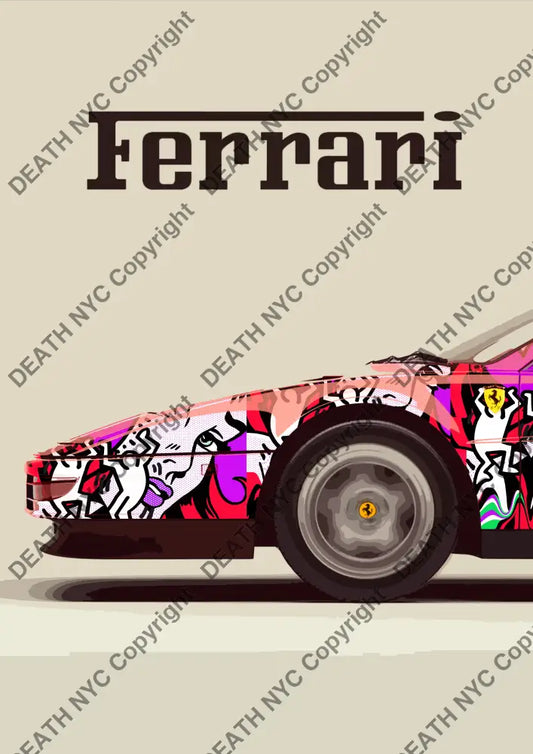 ’DEATHBD286’’ 45x32cm (Edition of 100*) (2025) ferr Art Print