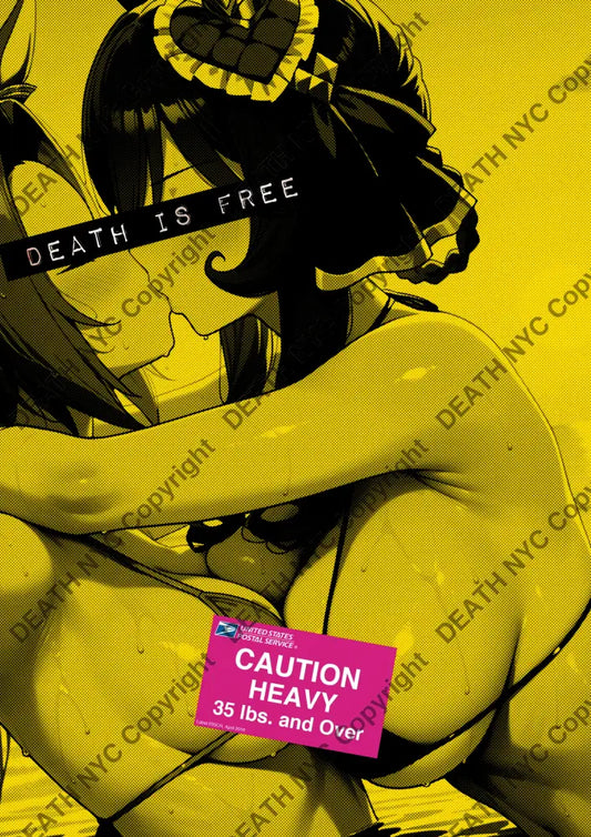 ’Deathbd445’’ 45X32Cm (Edition Of 100*) (2025) Kissing Art Print