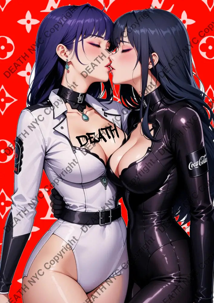 ’Deathbd46’’ 45X32Cm Kissing (Edition Of 100*) (2025) Art Print