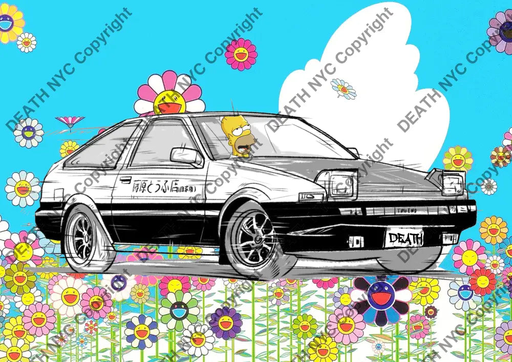 ’DEATHBD65’’ 45x32cm (Edition of 100*) (2025) simp Art Print