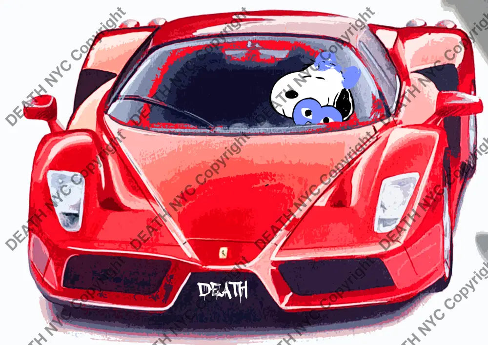 ’DEATHBD90’’ silly 45x32cm (2025) Art Print