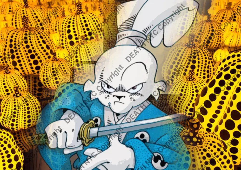 ’DEATHBE12’’ 45x32cm (Edition of 100*) (2025) rabbit Art Print