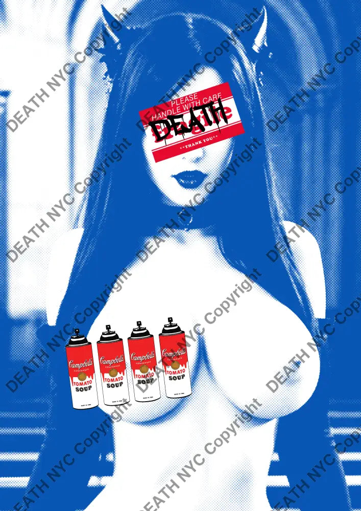 ’DEATHBE243’’ 45x32cm (Edition of 100*) (2025) n d Art Print