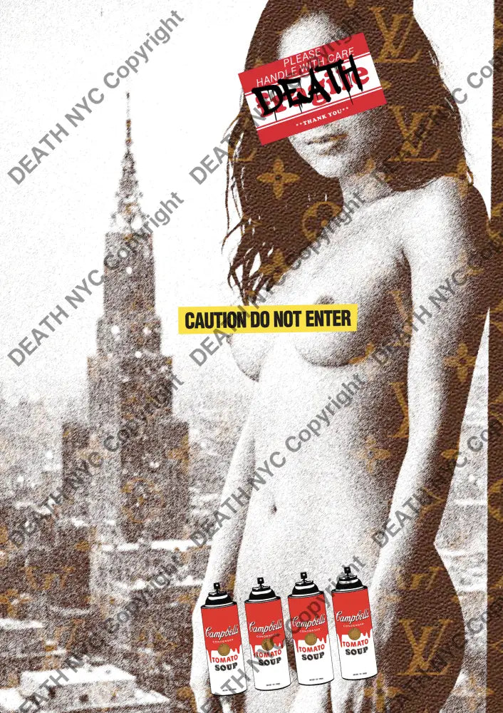 ’DEATHBE245’’ 45x32cm (Edition of 100*) (2025) n d Art Print